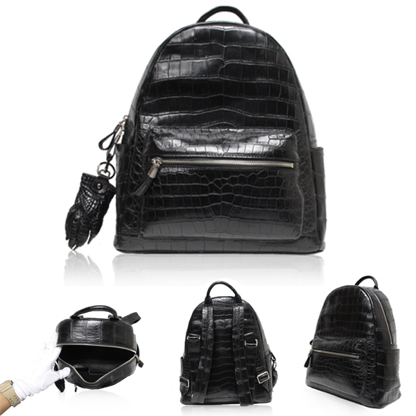 Crocodile Skin Backpack