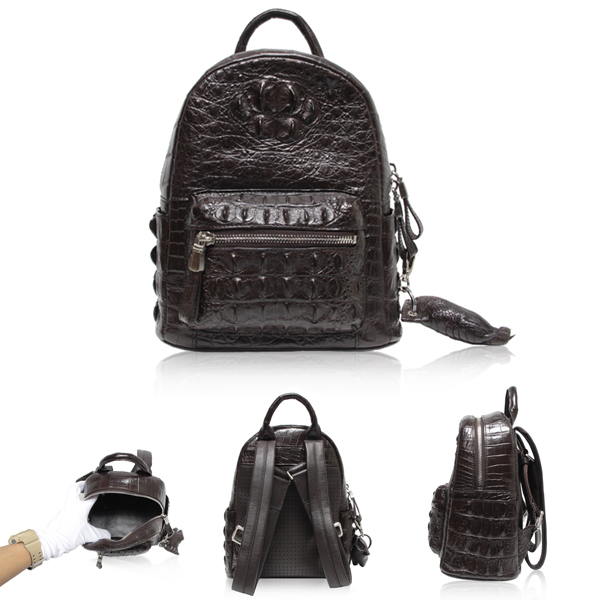 Crocodile Skin Backpack