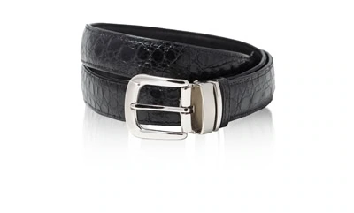Crocodile Skin Belt For Men