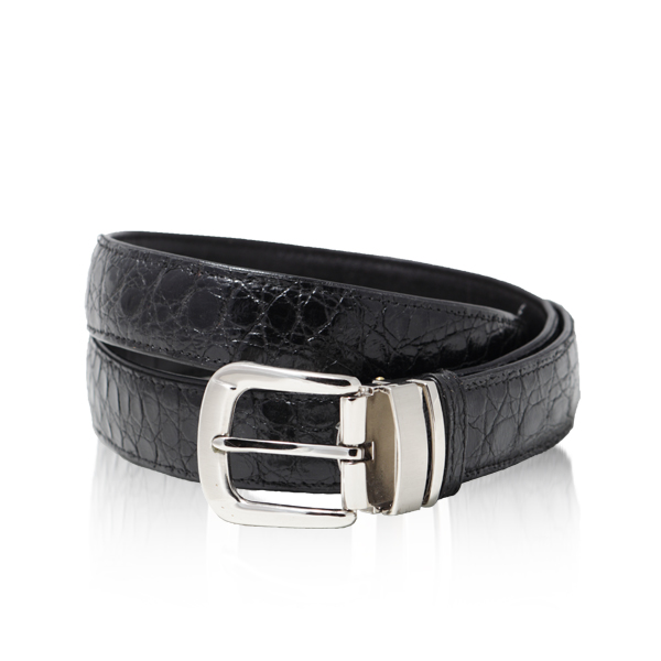 Crocodile Skin Belt For Men