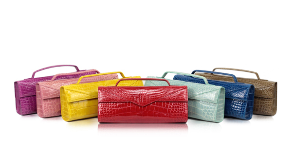 Crocodile Skin Clutch Bag GORNER