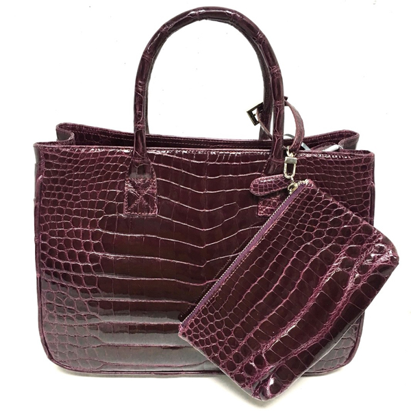 Crocodile Skin Handbag in Thailand