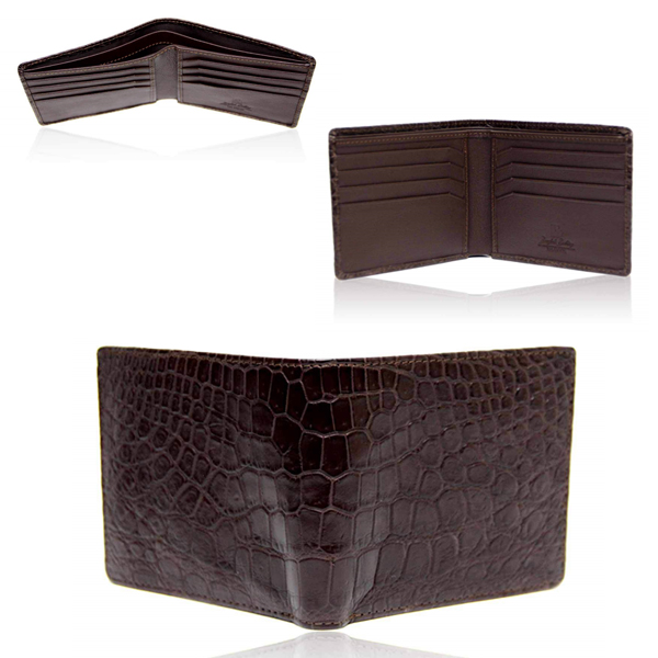 Genuine Crocodile Skin Wallet THE LEGENDARY EXOTIC SKIN SINCE1937