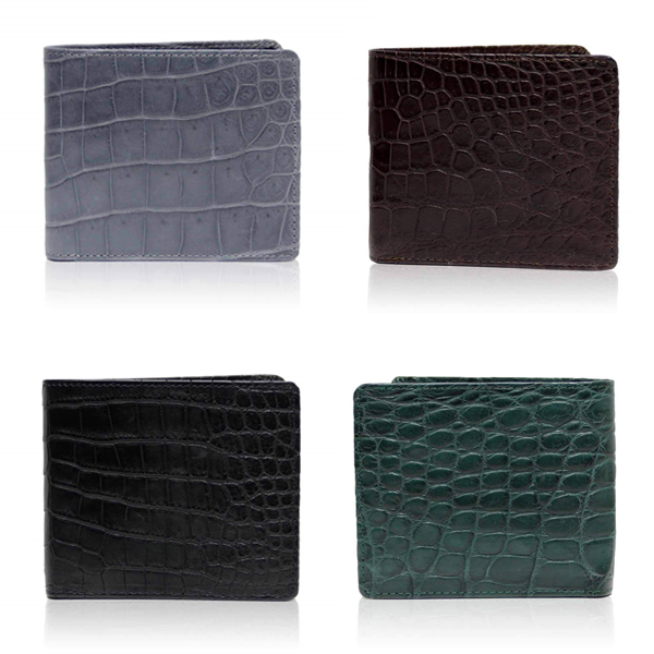 Genuine Crocodile Skin Wallet