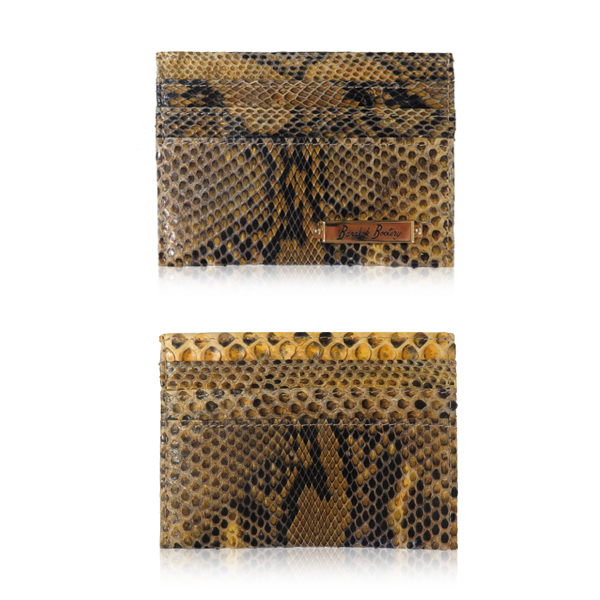 Genuine Snakeskin Card Holder