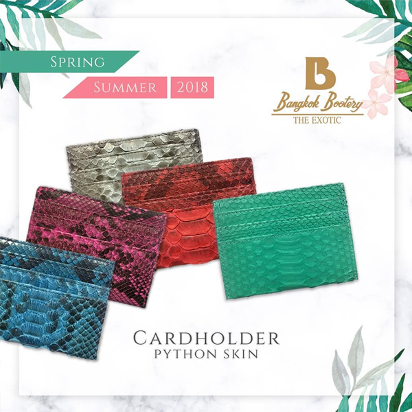 Genuine Snakeskin Card Holder