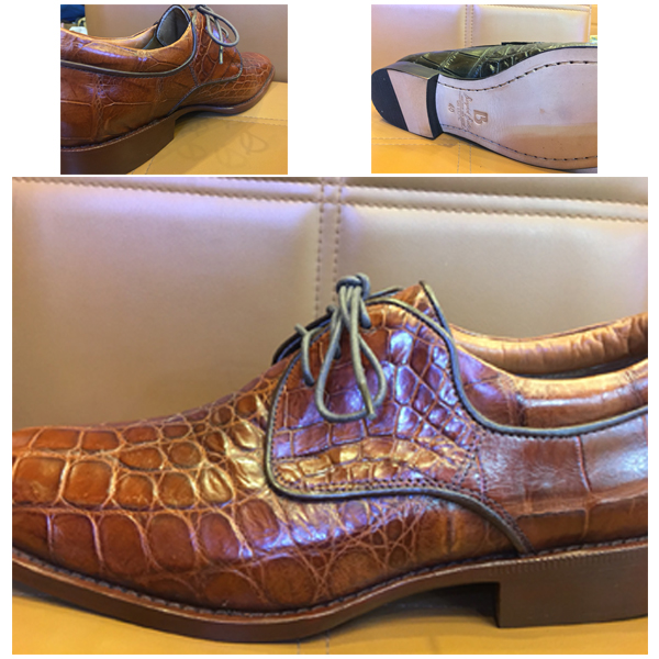 Using Crocodile Belly Skin For Men’s Shoes