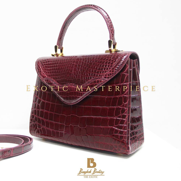 Crocodile Skin Handbag