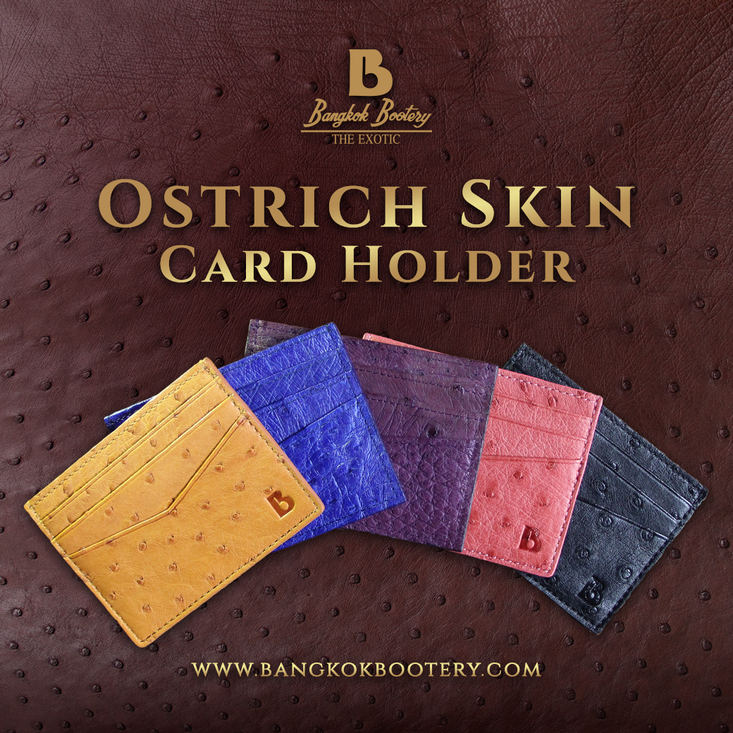 Ostrich Card Holder