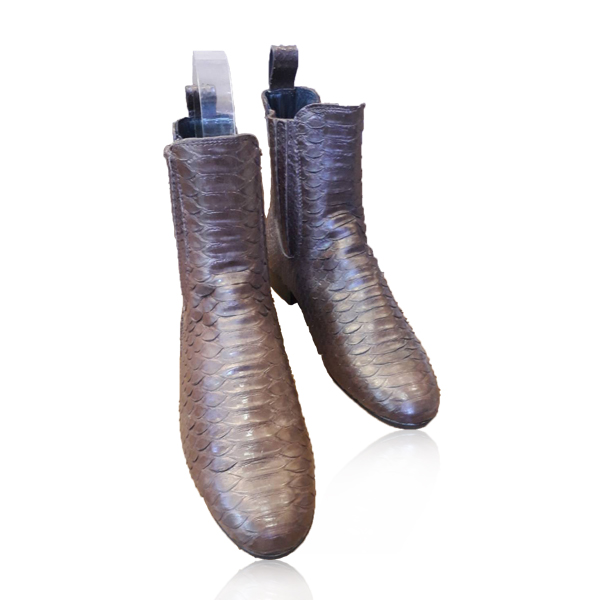 Python Skin Boots