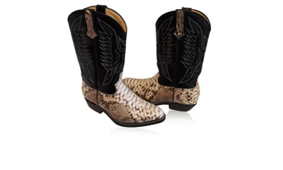 Python Skin Boots