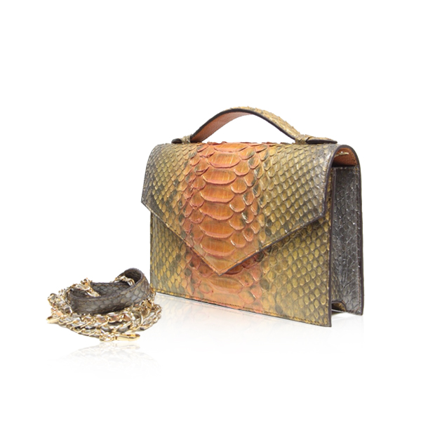 Python Skin Handbag in Thailand