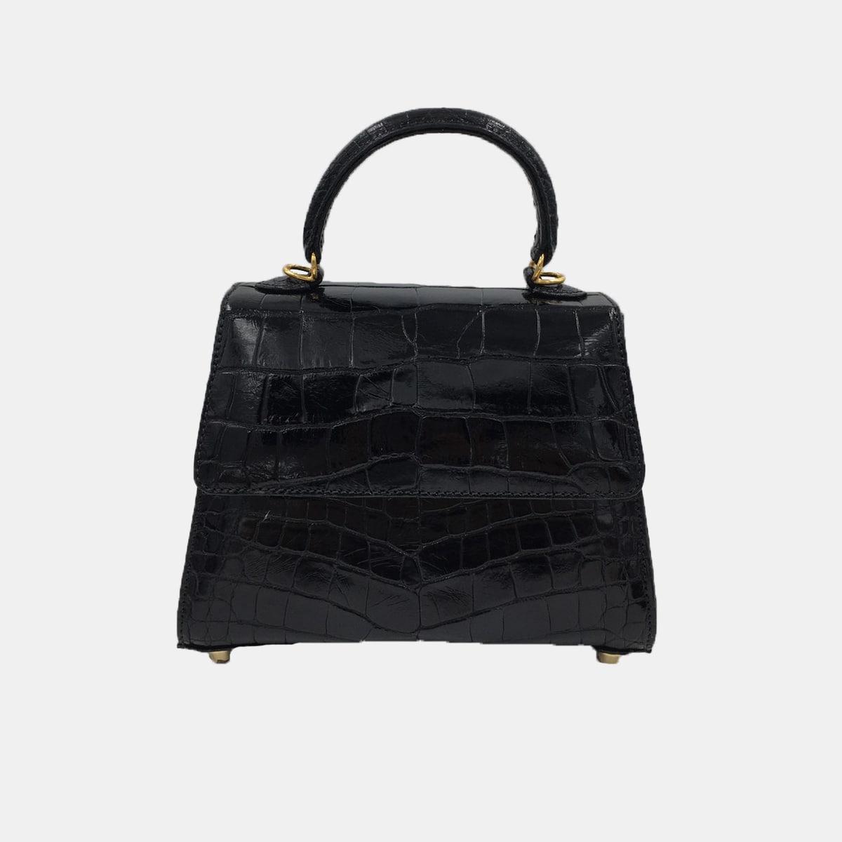 Goldmas Shiny Crocodile Belly Size 21cm Black