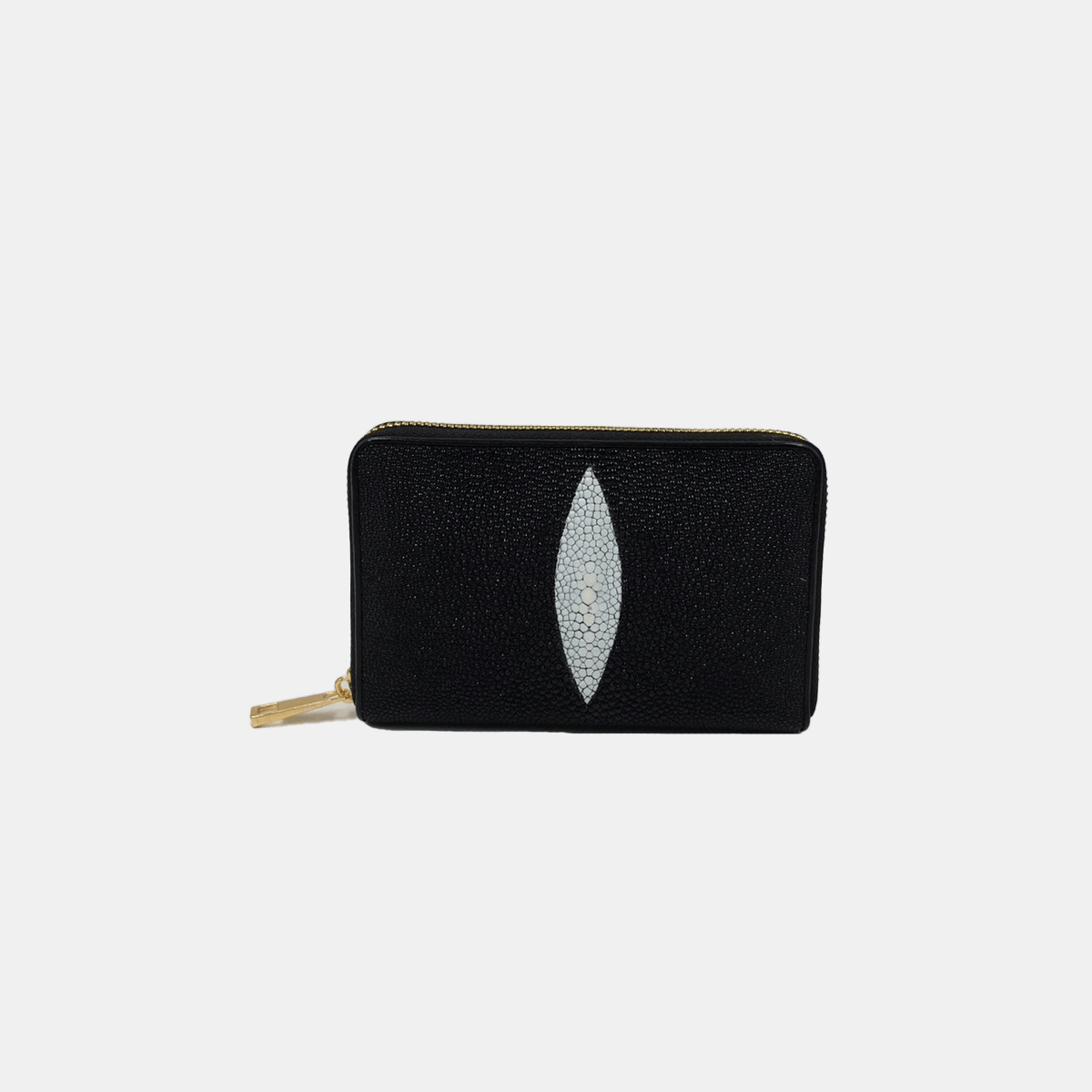 Round Zipper Stingray 15.5cm Black