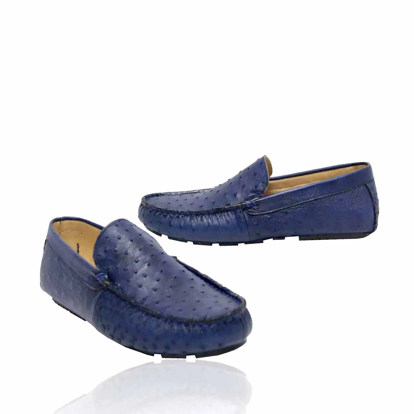 Ostrich Moccasin Shoes