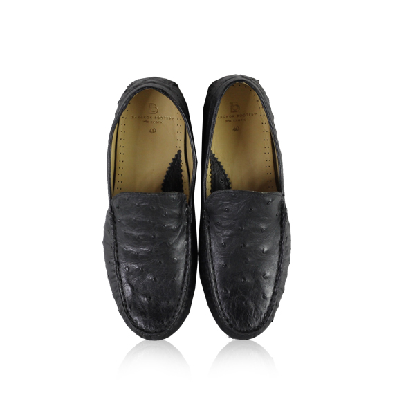 Ostrich Moccasin Shoes 