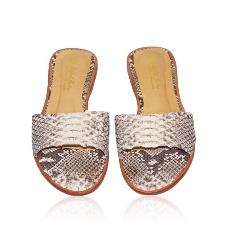 Python Flat Sandal - THE LEGENDARY EXOTIC SKIN SINCE1937