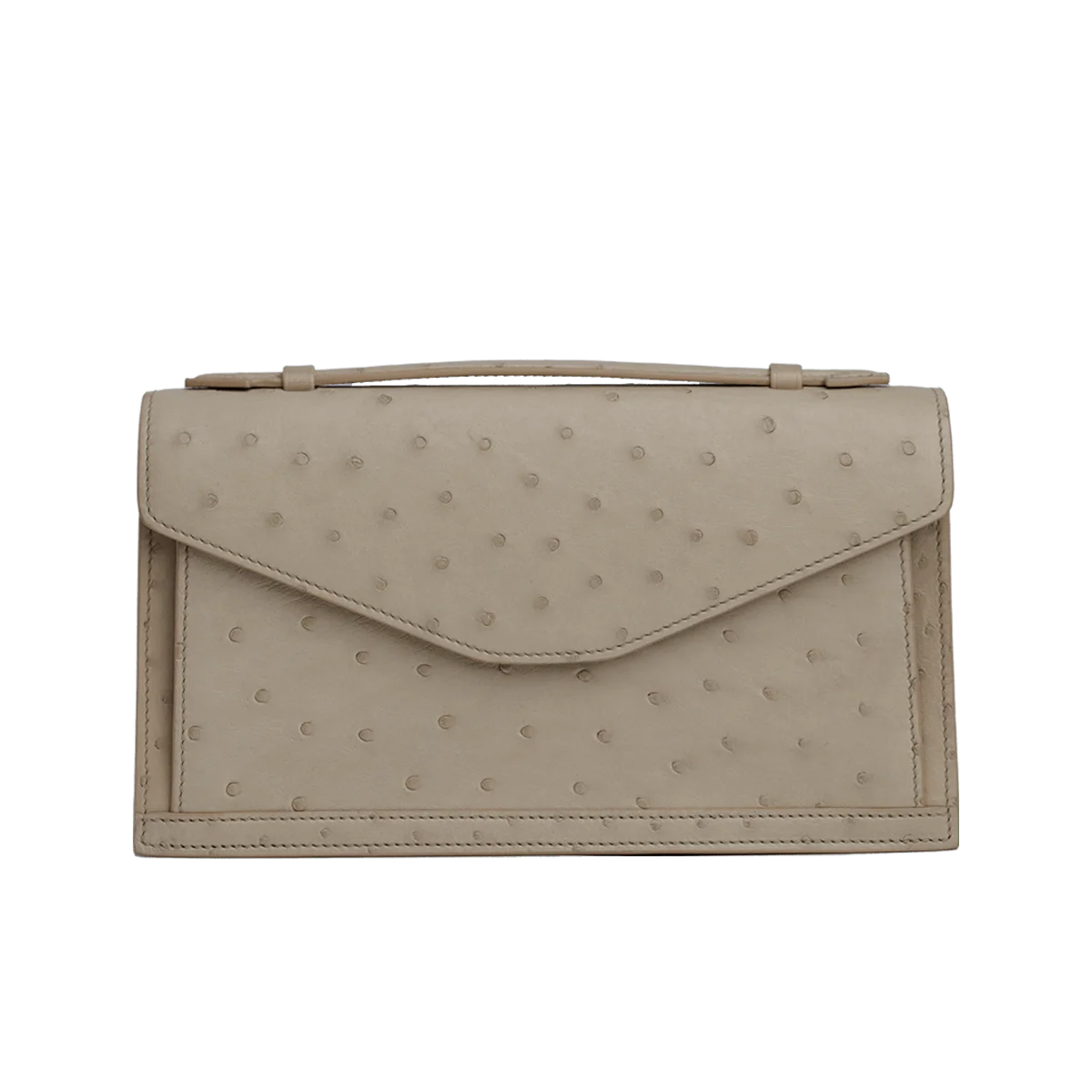 Cervin With Handle Ostrich Cream Size 25cm