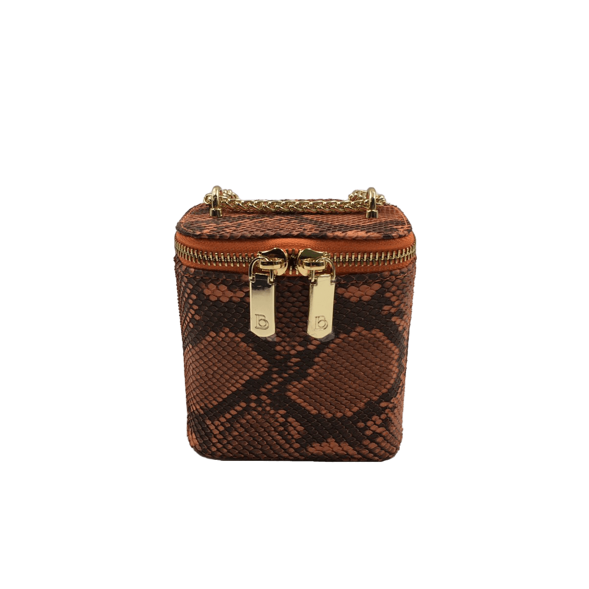 Angela python back orange & black