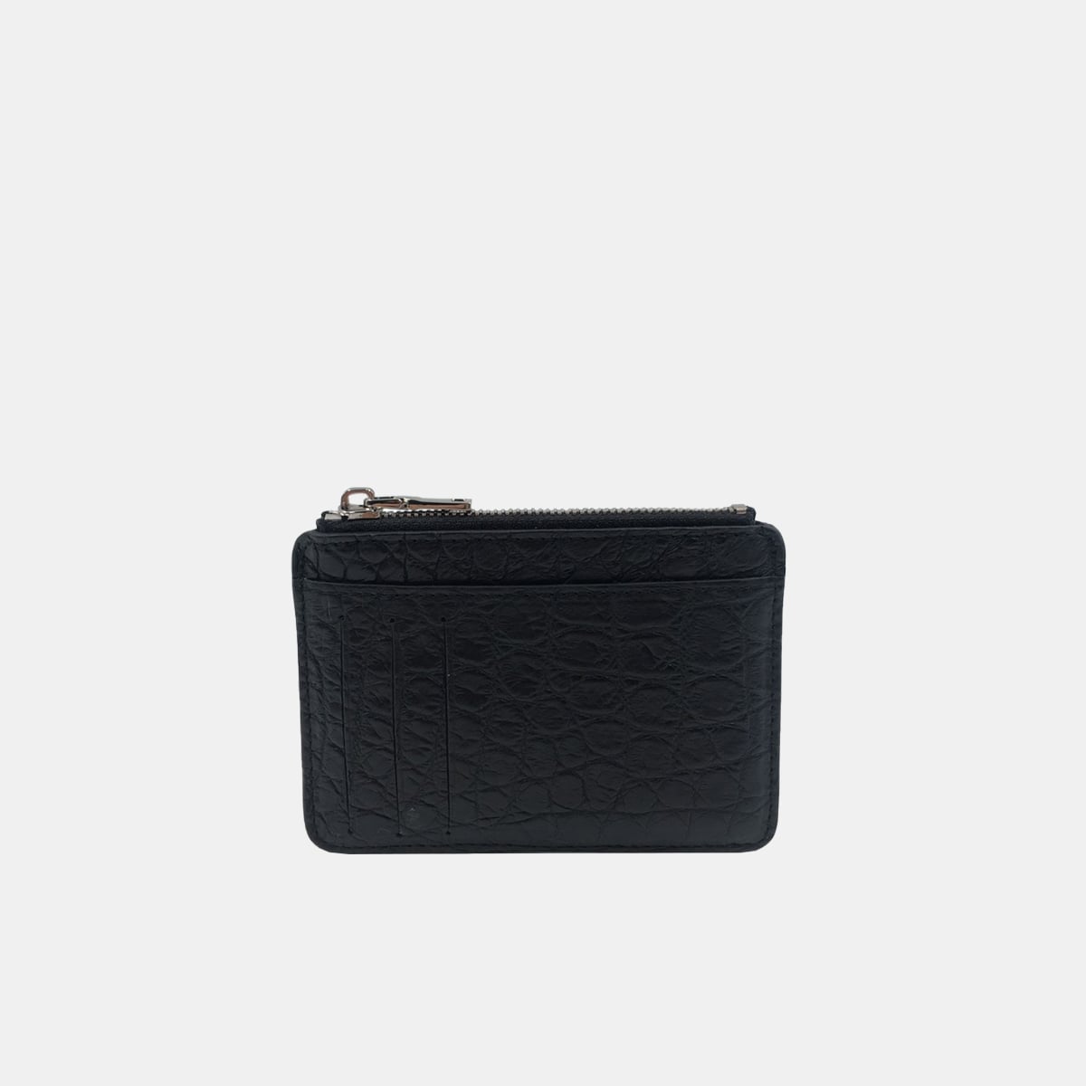 Baby Wallet With Side Card Matte Black Size 11cm
