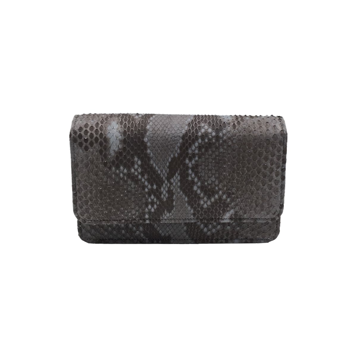Barzaar Matte Python Back 19cm Grey & Black