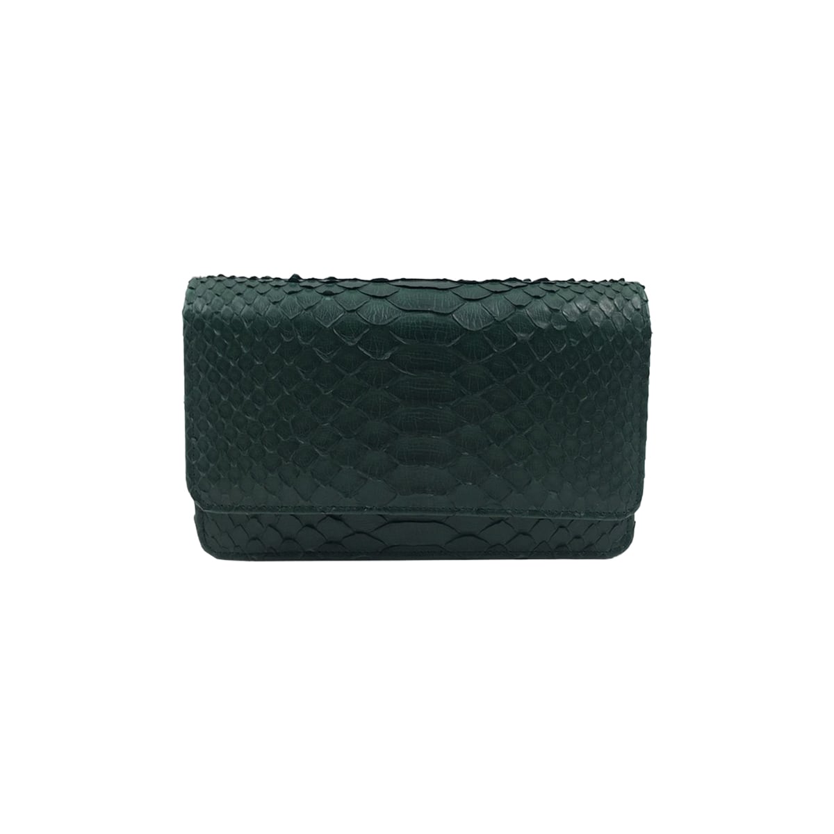 Barzaar Matte Python Belly 19cm Dark Green