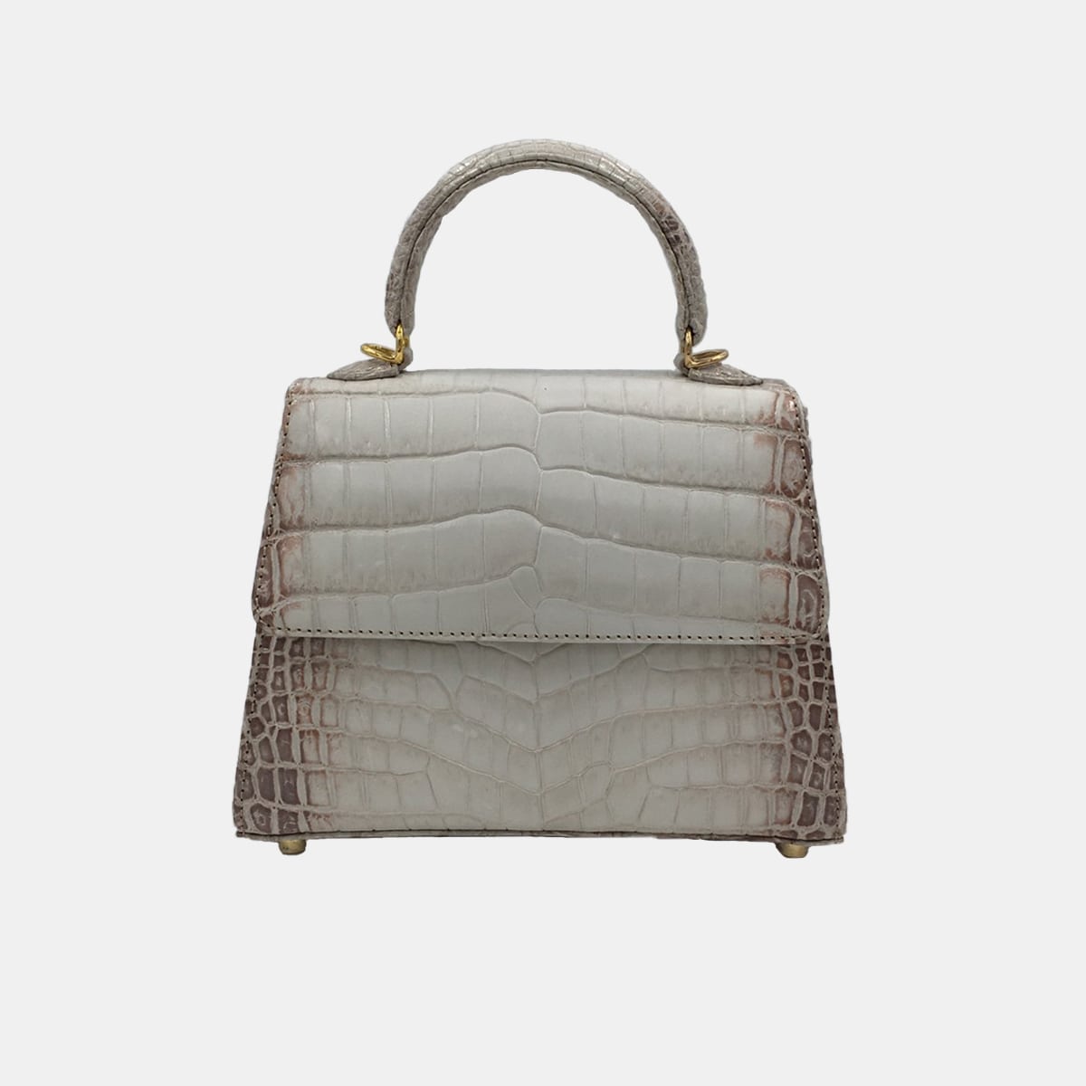 Goldmas Matte Crocodile Belly Size 21cm Himalayan
