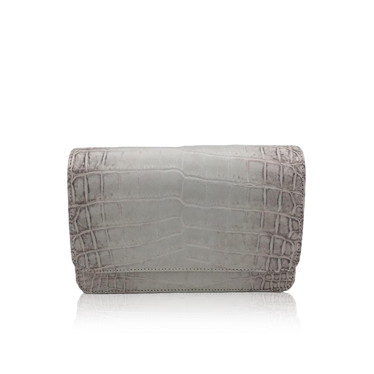 Himalayan BARZAAR Crocodile Belly Clutch Bag Size 19 cm