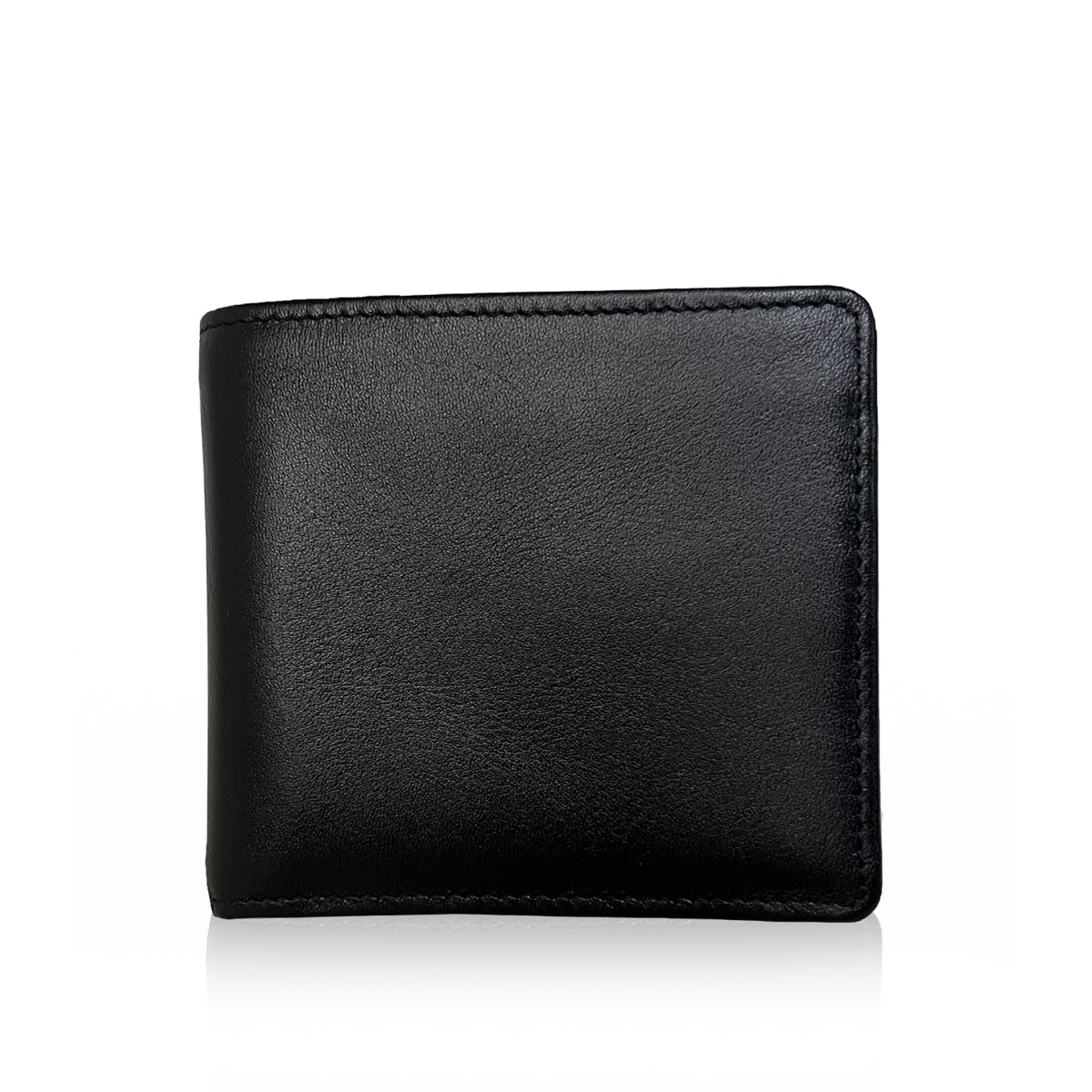 US Card Lamb Wallet Matte Black 10.5cm