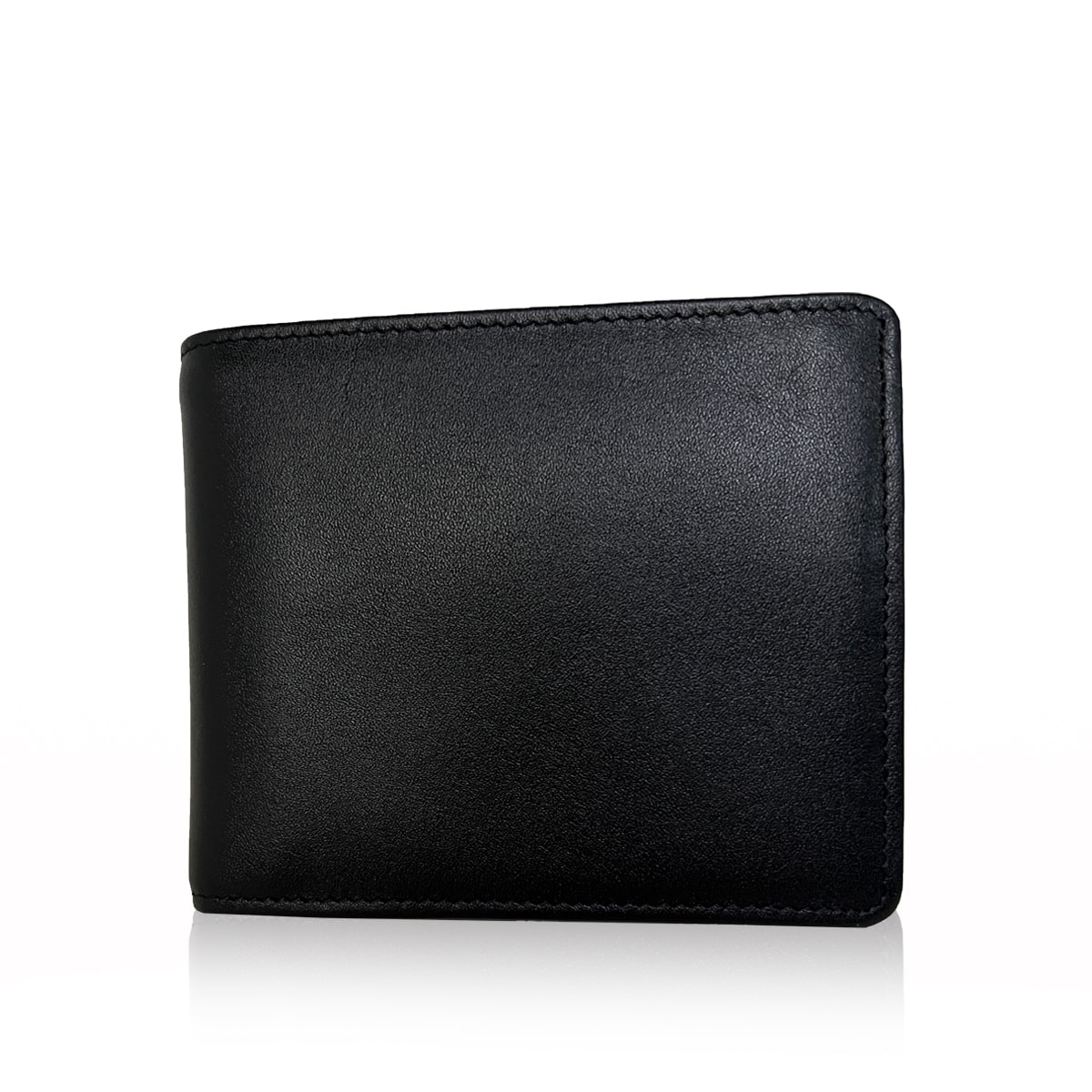 US Coin Lamb Leather Matte Black 12cm